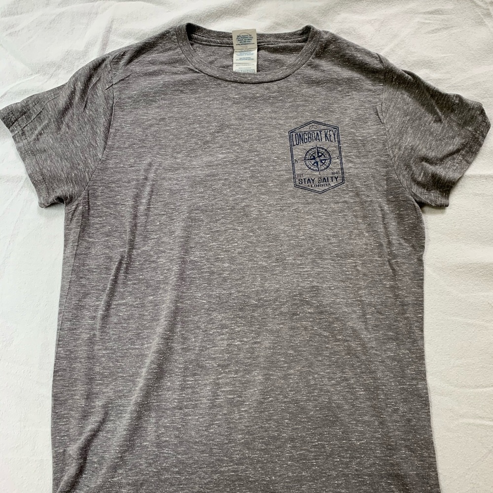 Longboat Key Vacation Soft T-Shirt Gray Heather